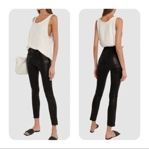 J BRAND $1000 Black leather leggings